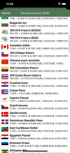 MultiCurrency price comparator(圖3)-速報App