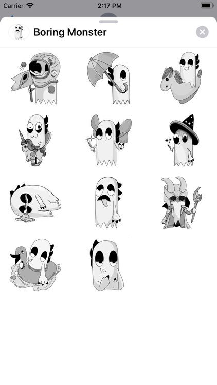 Boring Monster Sticker Pack