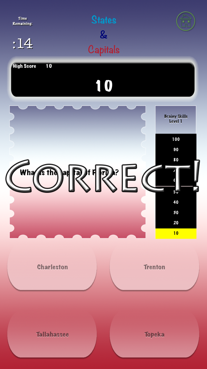 Brainy Skills States Capitals