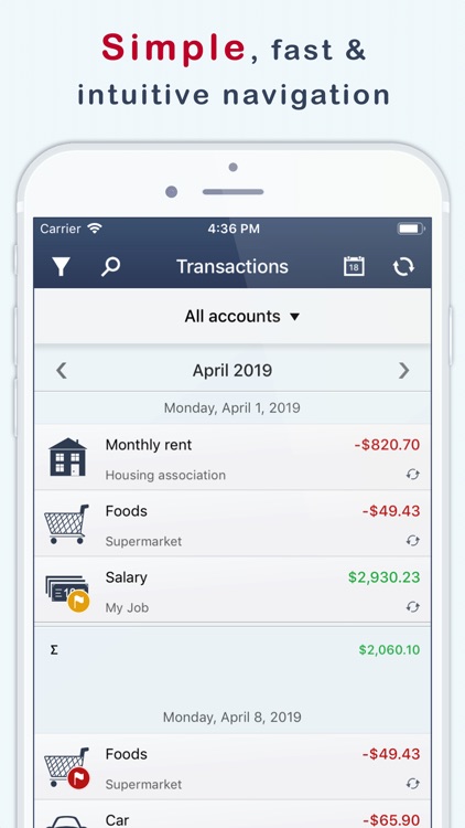 MoneyStats - Expense Tracker screenshot-3
