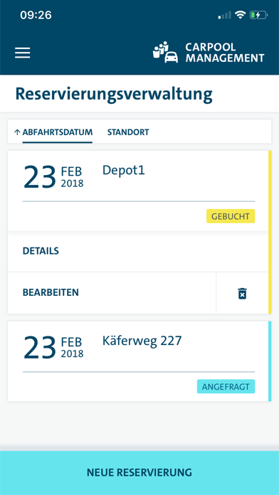 Carpool-Management screenshot 2