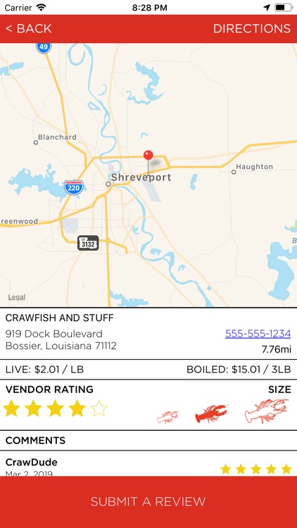 The Crawfish App