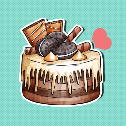 Bakery Cake Stickers icon