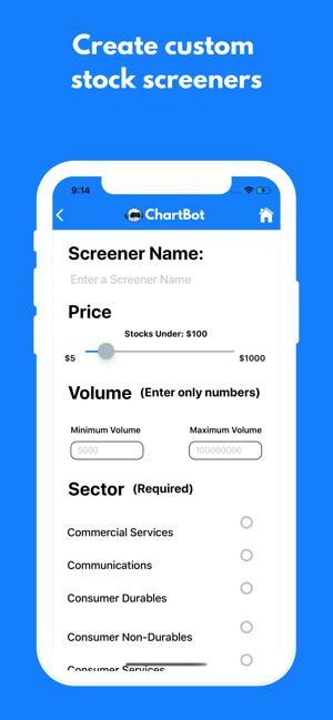 ChartBot: Stock Screener(圖2)-速報App