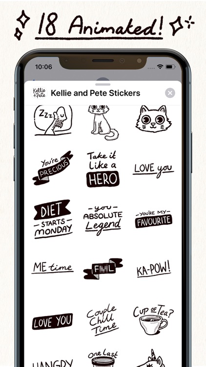 Kellie and Pete Sticker Pack screenshot-3