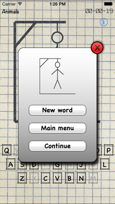 hangman - words game screenshot 2