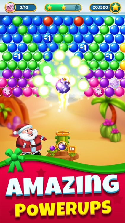 Christmas Games - Bubble Pop screenshot-3