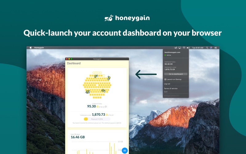Honeygain: Make Money Online screenshot 3