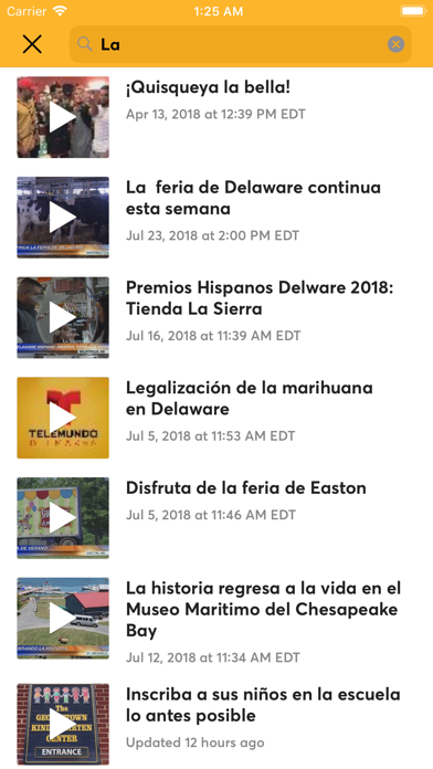 Telemundo Delmarva screenshot 3