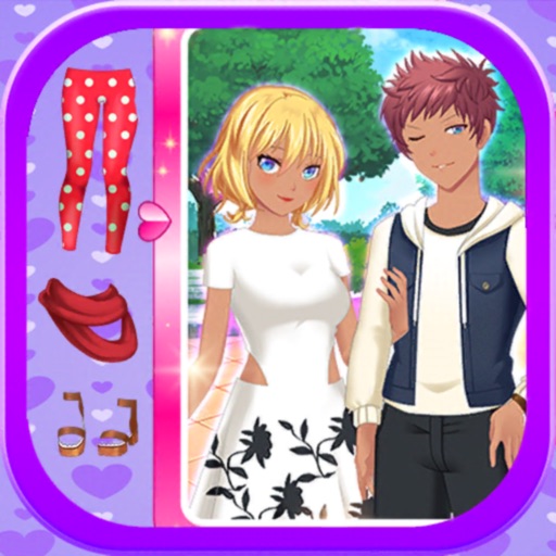 Anime Couples Dress Up Icon