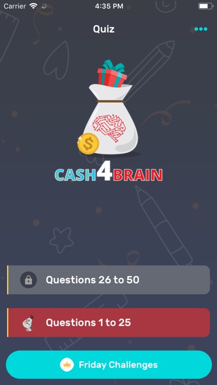 Cash4Brain Quiz for Gifts