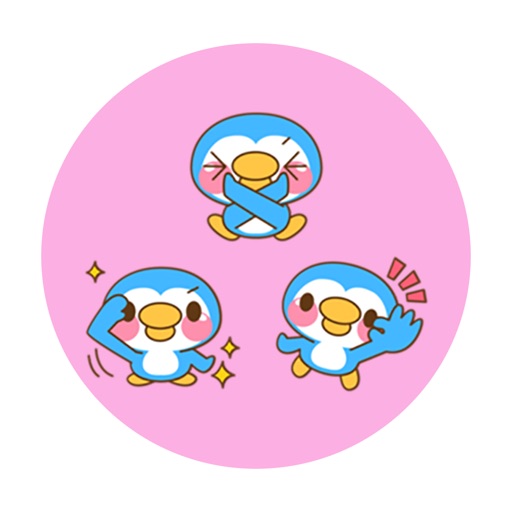 Cute Bird and Panda Sticker