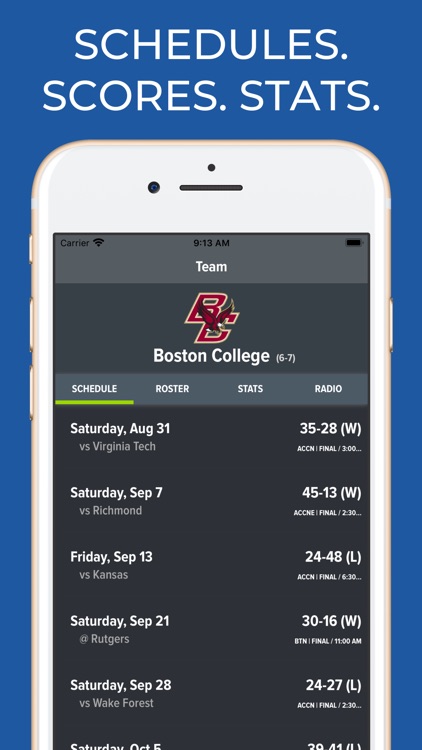 Boston College Football screenshot-0