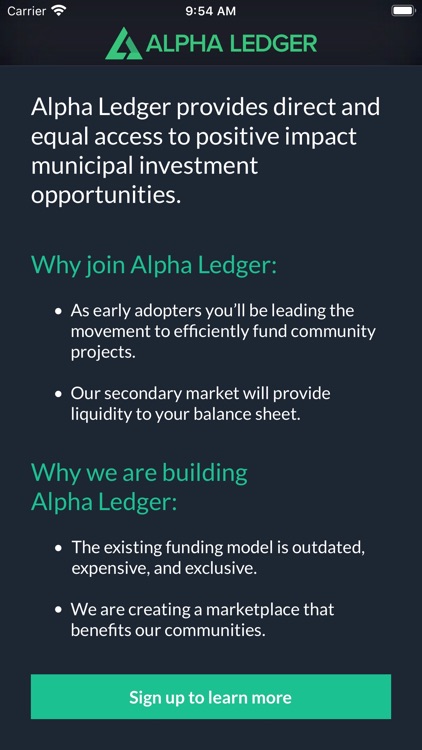 Alpha Ledger