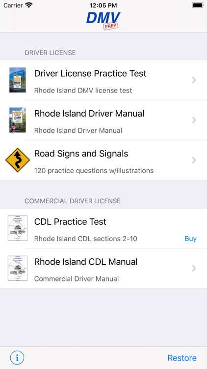 Rhode Island DMV Test Prep