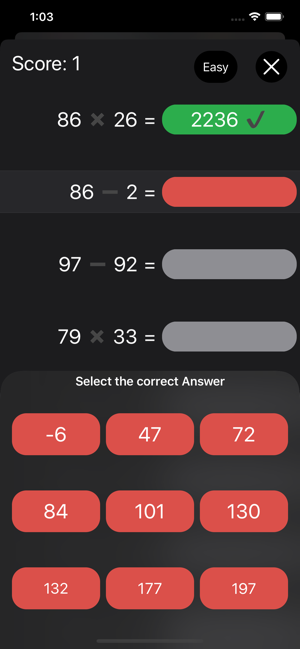 QuickMath: mental arithmetic(圖2)-速報App