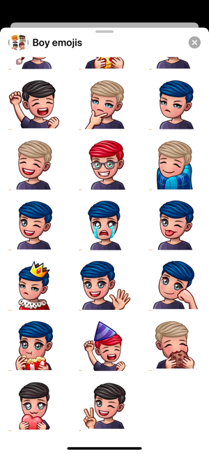 Boy New Emojis HD(圖2)-速報App