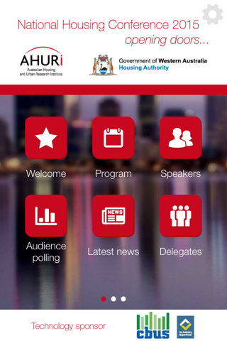 AHURI Events screenshot 2