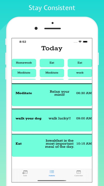 Consistently - Habit Tracker