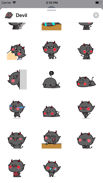 Funny Devil Animated Stickers screenshot 4