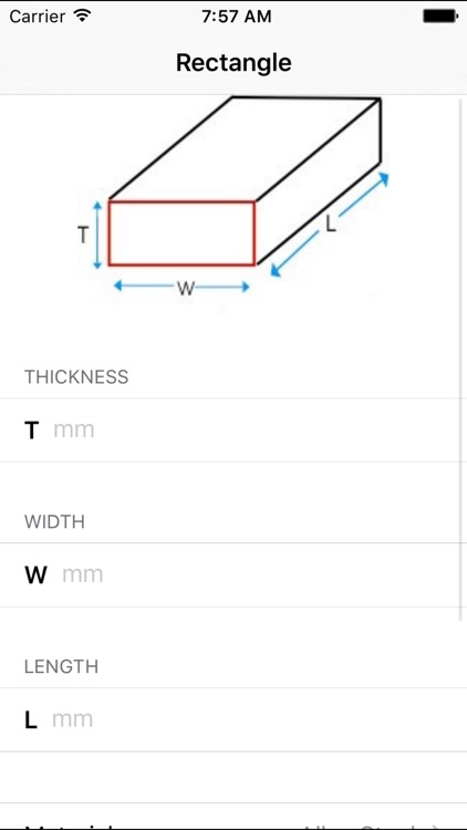 Material Weight Calculators