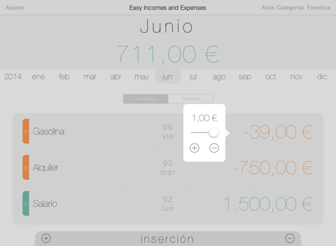 Easy Incomes and Expenses screenshot 4