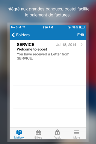 epost from Canada Post screenshot 2