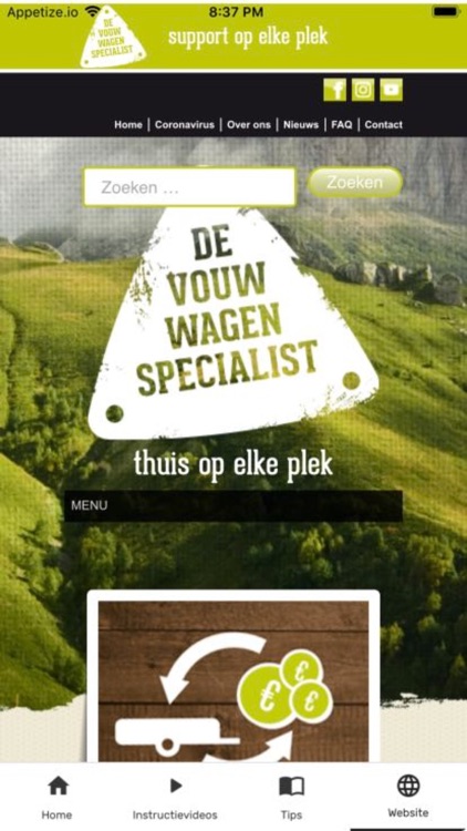 Vouwwagen App