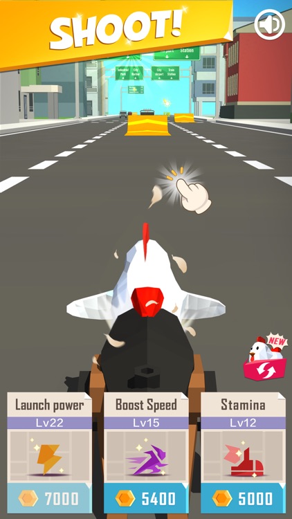 Flying Chicken - Crazy Rush screenshot-0