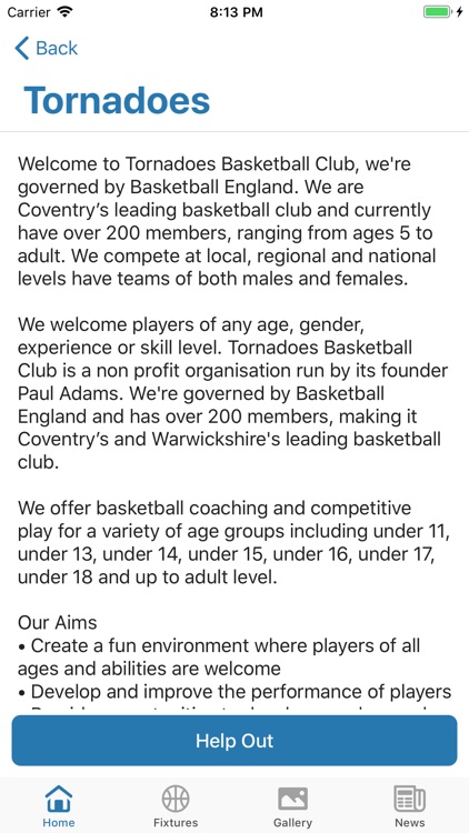 Official Tornadoes Basketball