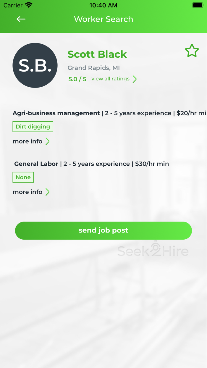 Seek2Work / Seek2Hire