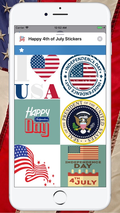 Happy 4th of July Stickers !