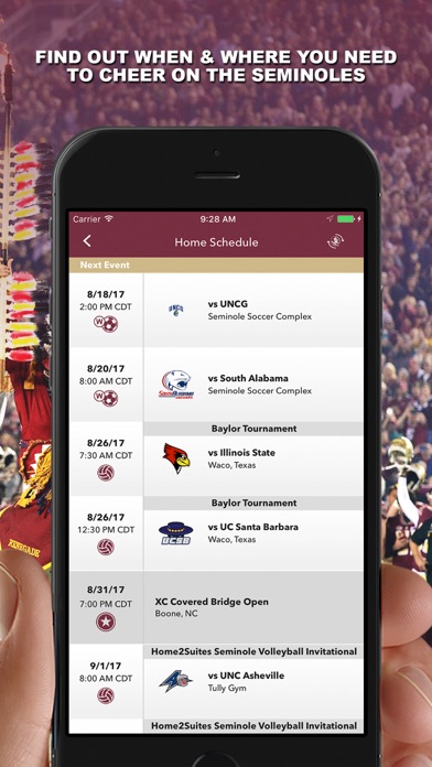 How to cancel & delete Florida State Gameday from iphone & ipad 2