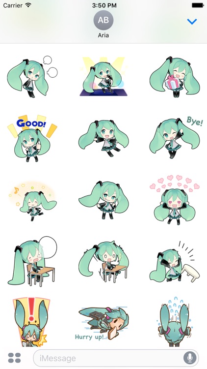 Happy Miku And Gang HD Sticker