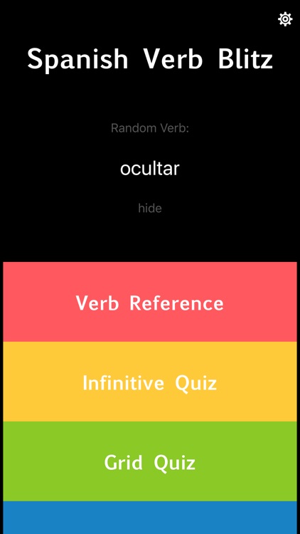 Spanish Verb Blitz