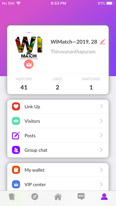 WiMatch – Chat, Meet, Fete screenshot 3