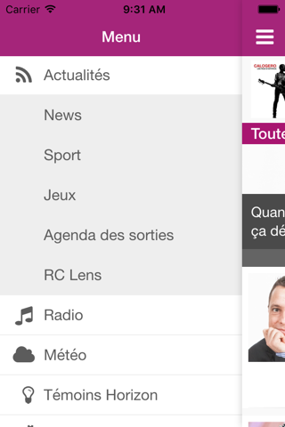 HorizonActu screenshot 2