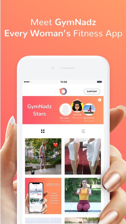 Gymnadz - Women's Fitness App screenshot-0