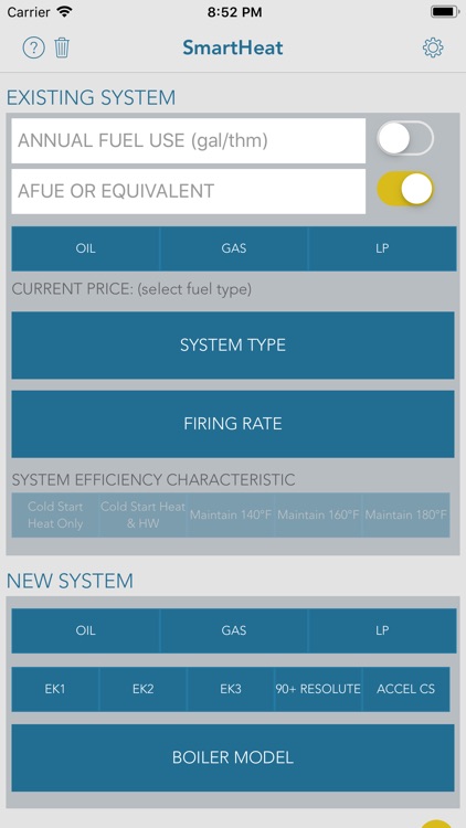 SmartHeat savings estimates