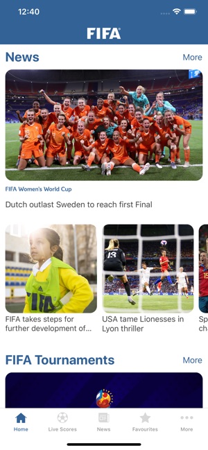 FIFA - Soccer News & Scores Screenshot