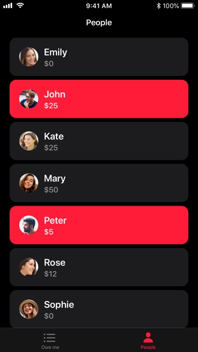 OweMe - Debt Tracker screenshot 2