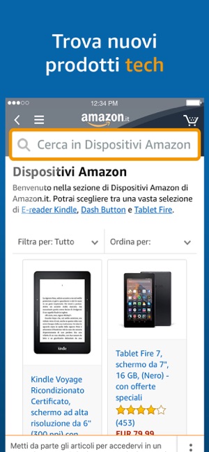 kindle simbolo batteria scarica