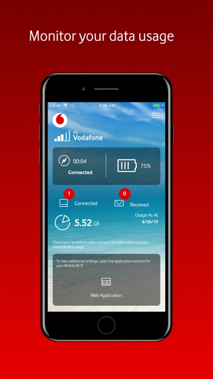 Vodafone Mobile Wi-Fi Monitor