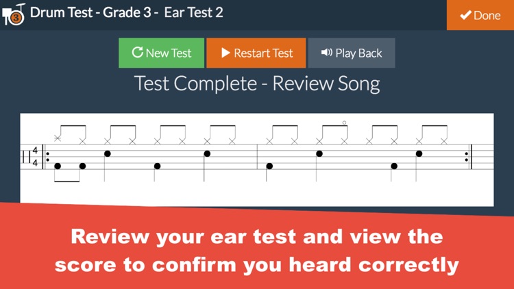 Grade 3 Drum Test Practice