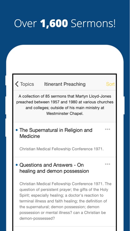 MLJ Sermons: Stream + Download