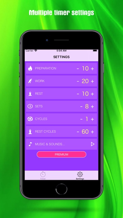 Tabata Timer with music screenshot 4