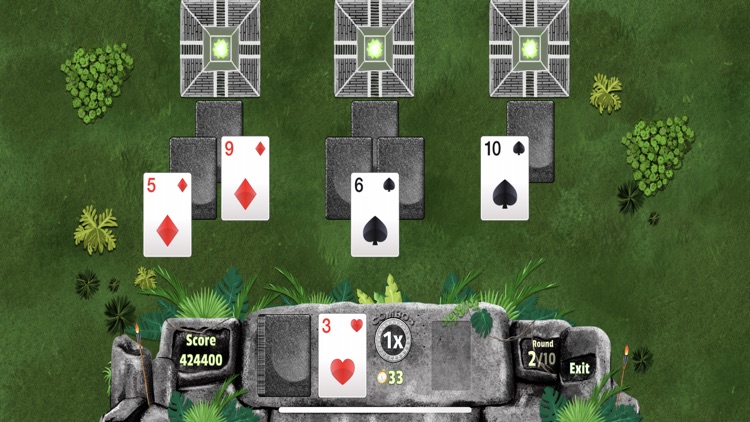 Three Magic Towers Solitaire