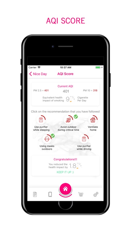 NiceDay: Air Pollution App