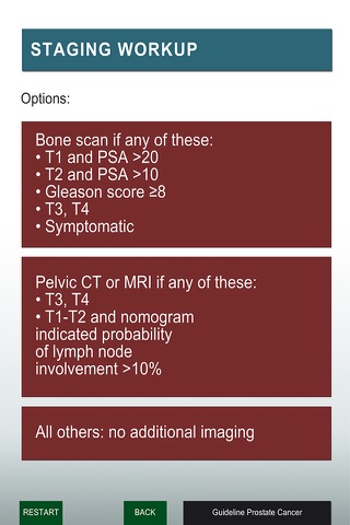 Prostate Cancer Guideline screenshot 3