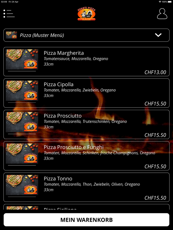Avanti Pizza Büren screenshot 2